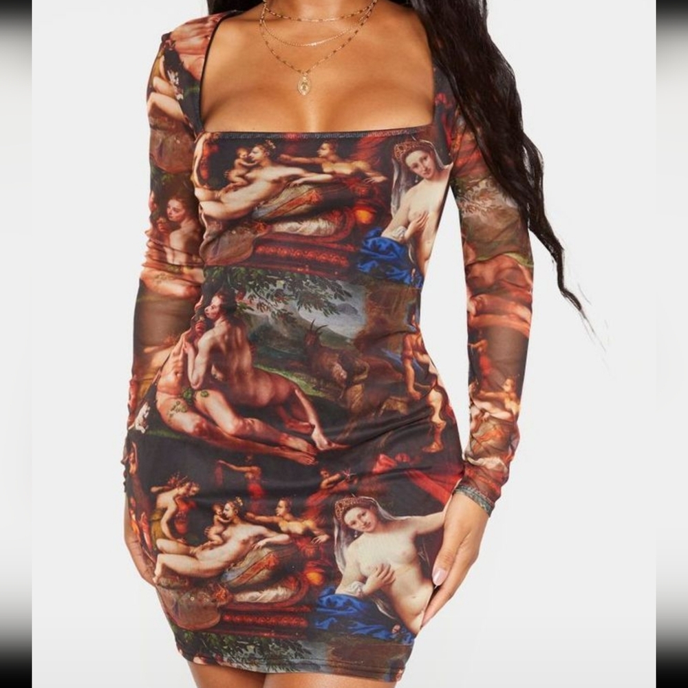 pretty little thing renaissance mesh Art Print Dress